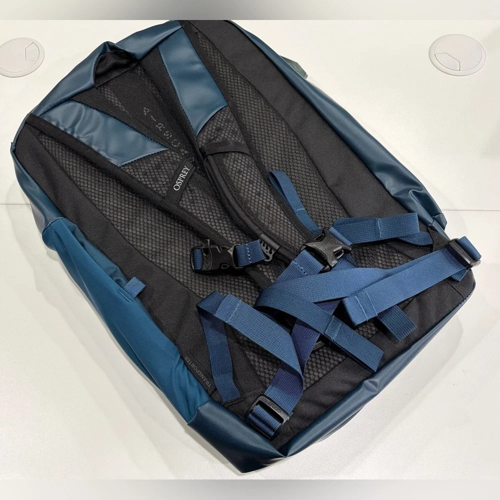 Osprey Transporter 25 L Panel Loader Backpack Blue NWT TPU Coated Waterproof